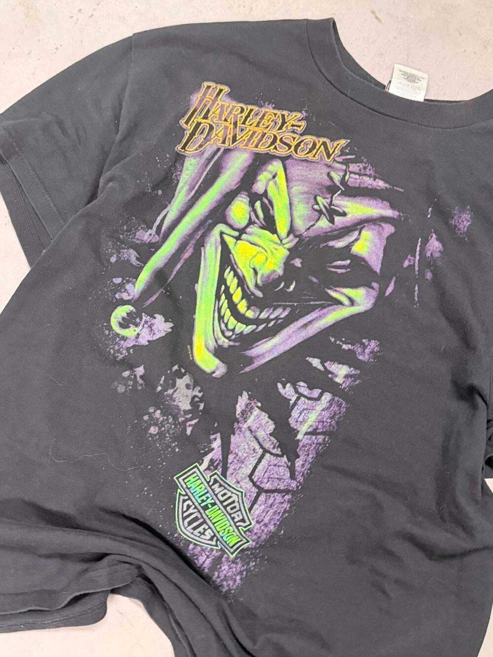 Harley-Davidson Santa Fe New Mexico Evil Clown Graphic T-Shirt